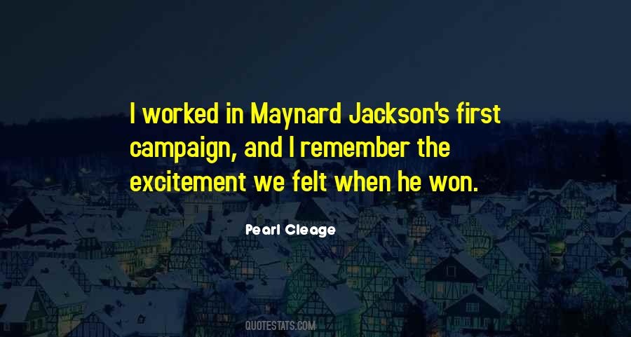 Maynard Jackson Quotes #1610696