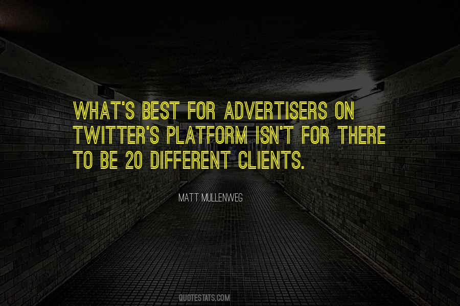 Quotes About Advertisers #1669258