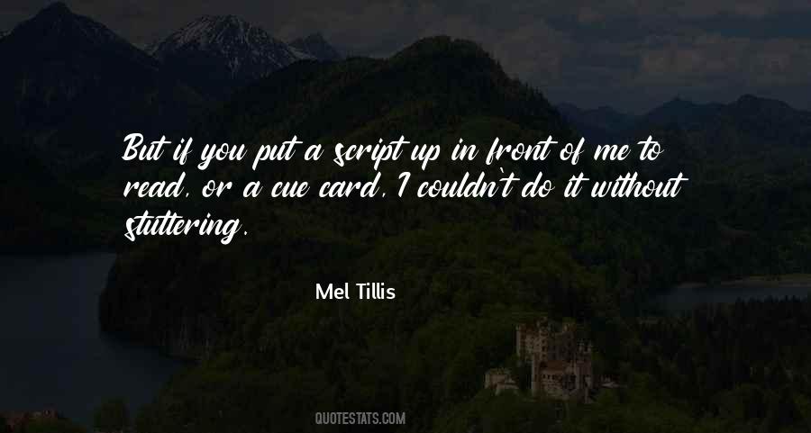 Mel Tillis Quotes #1596178
