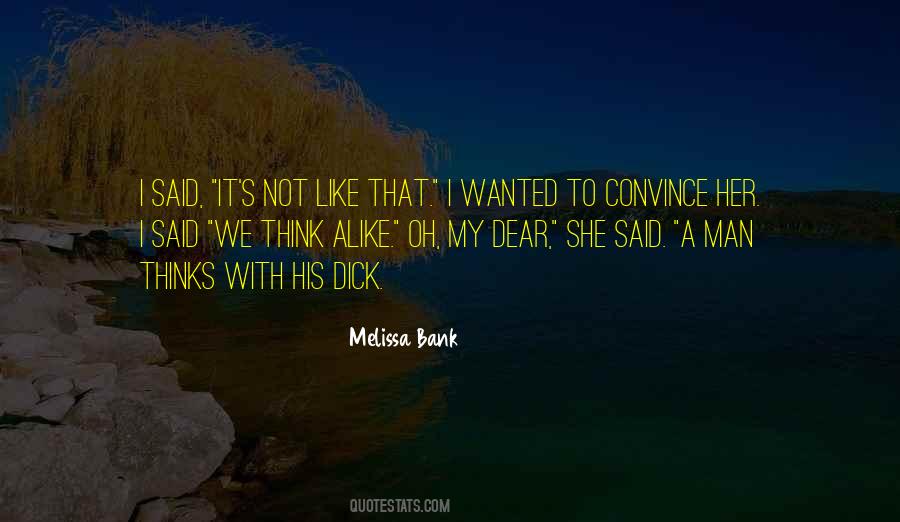 Melissa Bank Quotes #130188