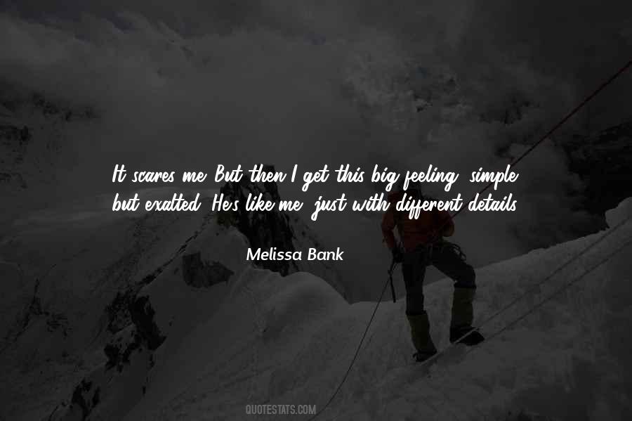 Melissa Bank Quotes #1408855