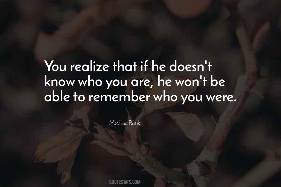 Melissa Bank Quotes #1741333