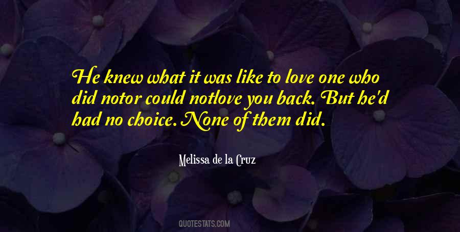 Melissa De La Cruz Quotes #608758