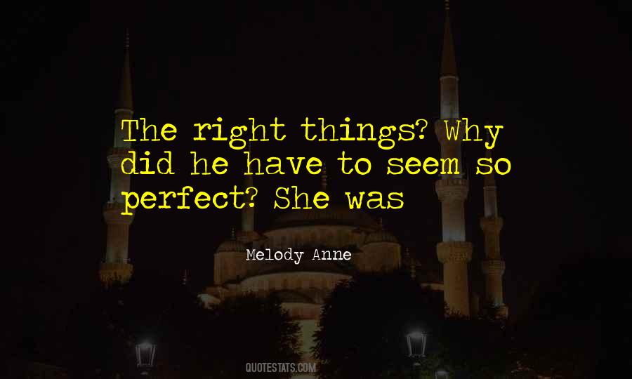 Melody Anne Quotes #1235153