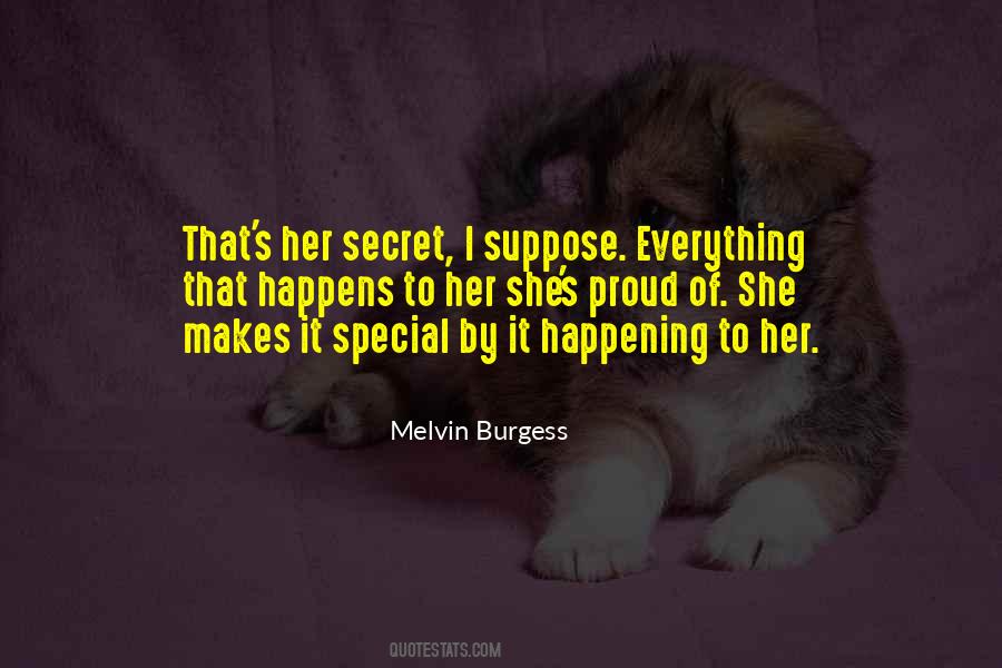 Melvin Burgess Quotes #1251757