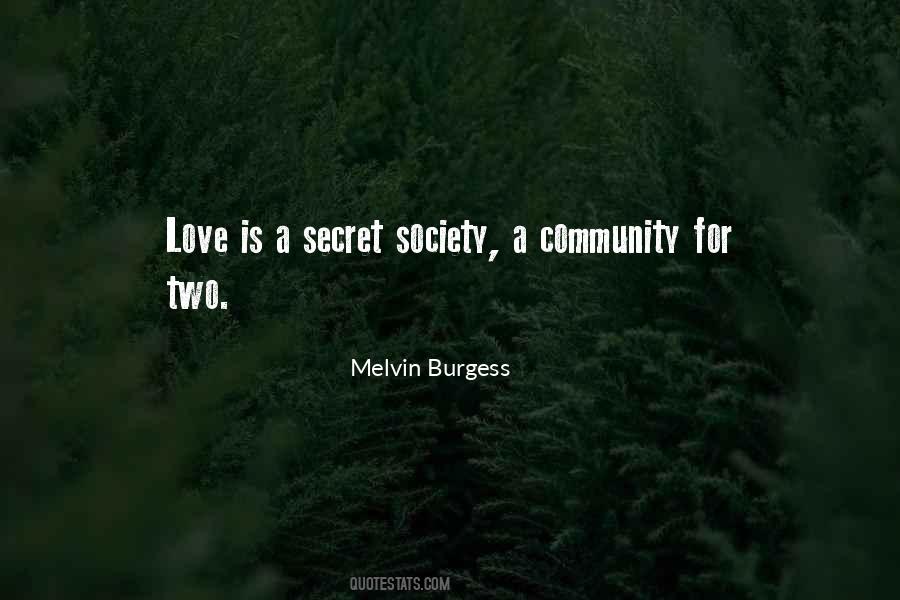 Melvin Burgess Quotes #924678