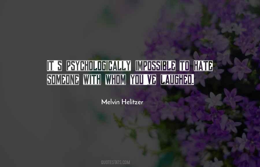 Melvin Helitzer Quotes #155232