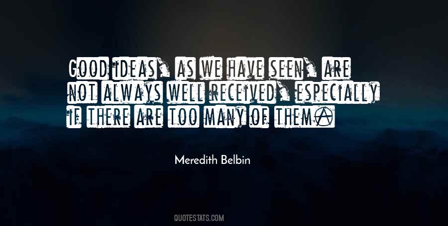 Meredith Belbin Quotes #1282506