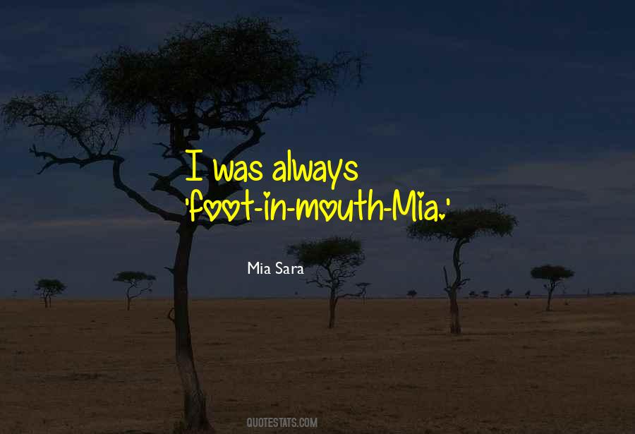 Mia Sara Quotes #777212
