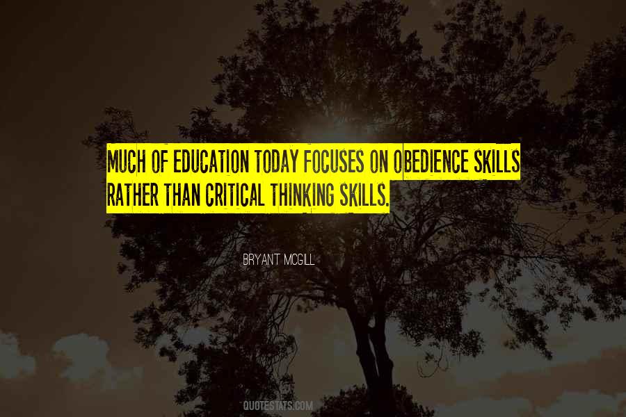 Quotes About Critical Thinking #1481335