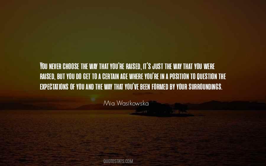 Mia Wasikowska Quotes #101883