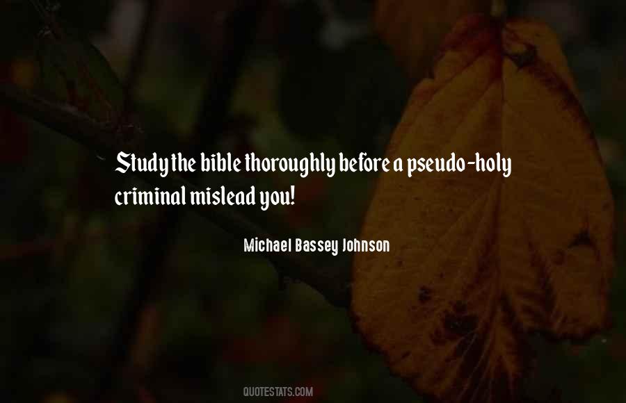 Michael Bassey Quotes #13465