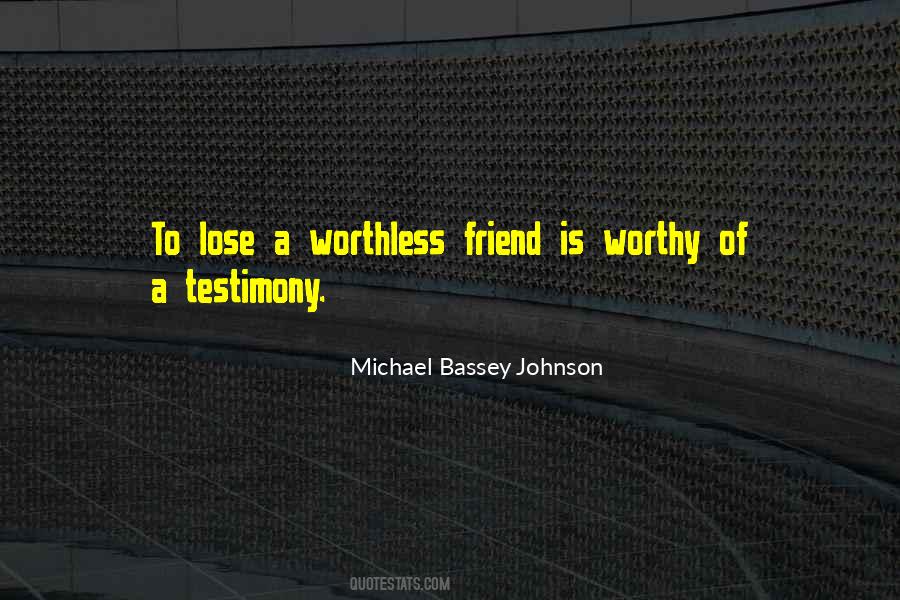 Michael Bassey Quotes #210742