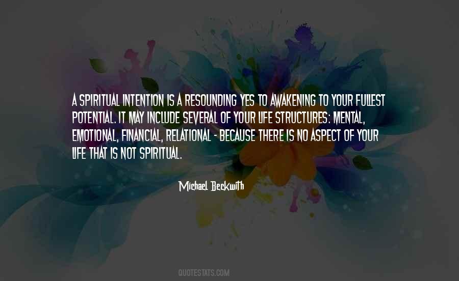 Michael Beckwith Quotes #1128139