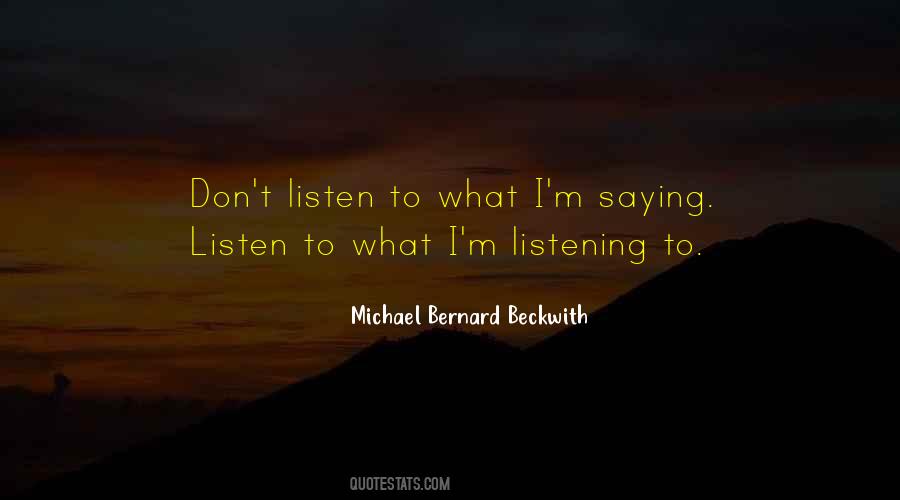 Michael Beckwith Quotes #1867534