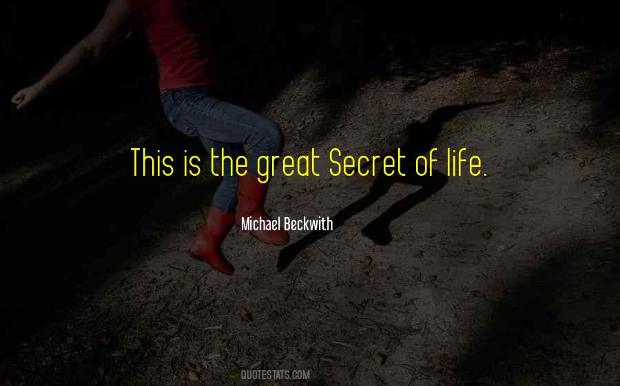 Michael Beckwith Quotes #588254