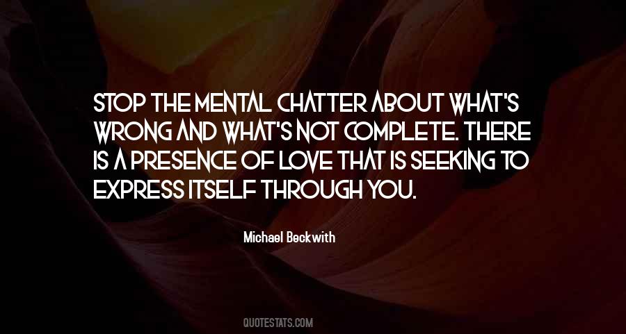 Michael Beckwith Quotes #680937