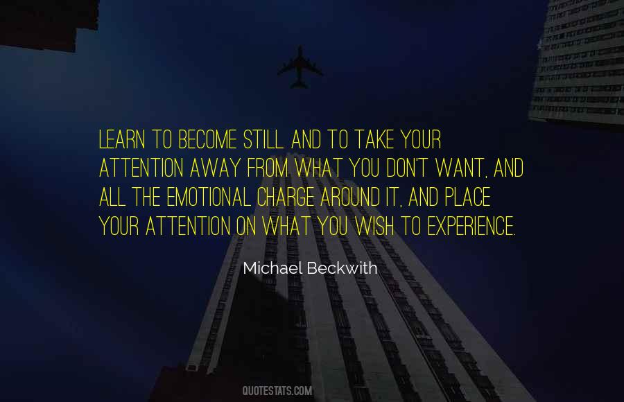 Michael Beckwith Quotes #745258