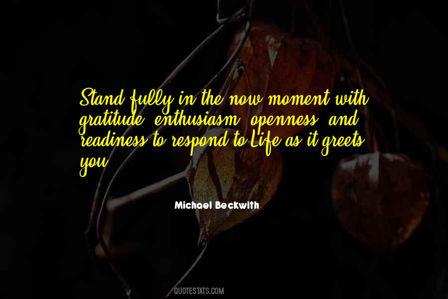 Michael Beckwith Quotes #788280