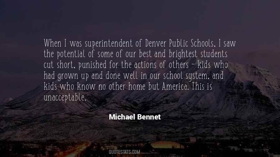 Michael Bennet Quotes #961378