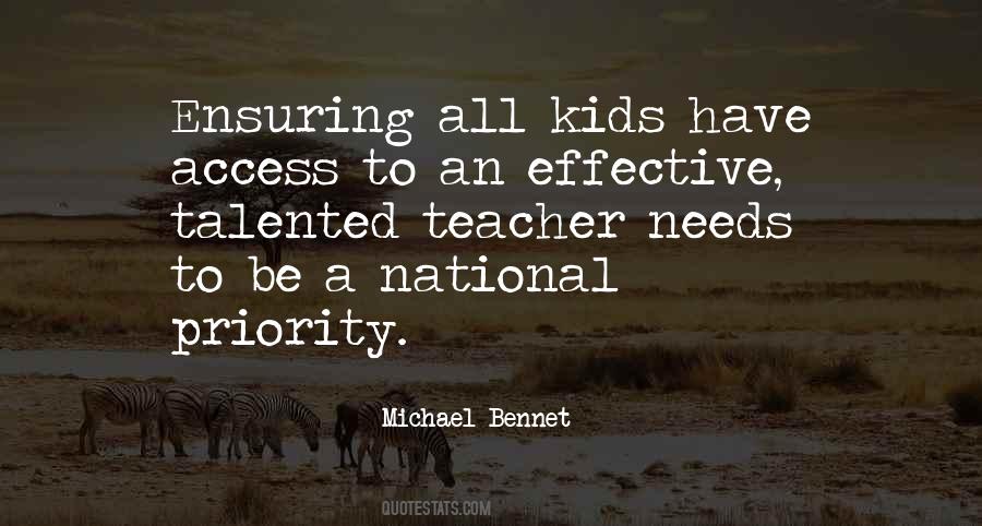 Michael Bennet Quotes #999982
