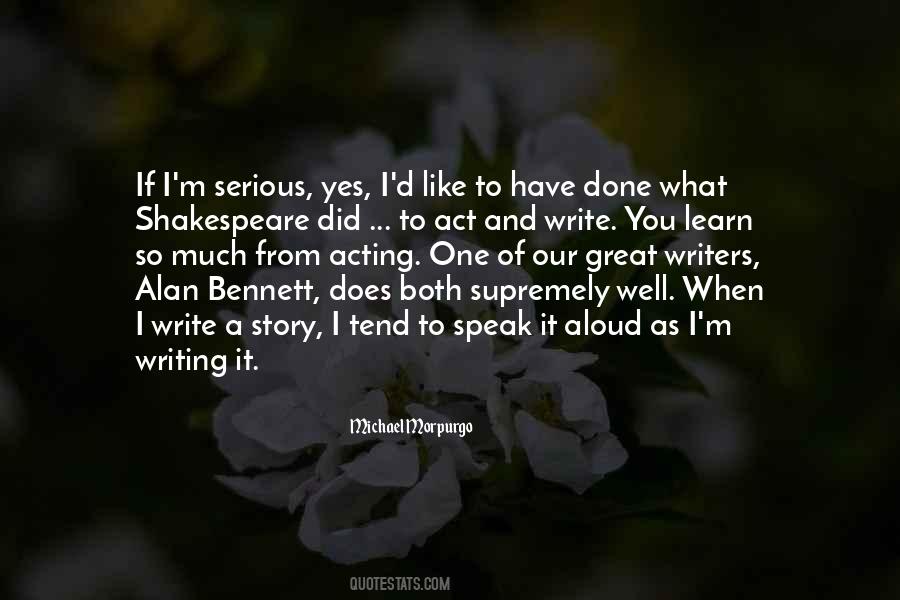 Michael Bennett Quotes #1769141