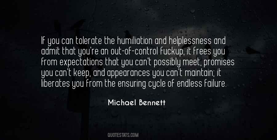 Michael Bennett Quotes #854327