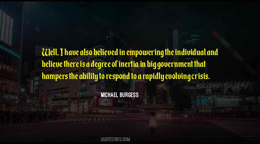 Michael Burgess Quotes #892144