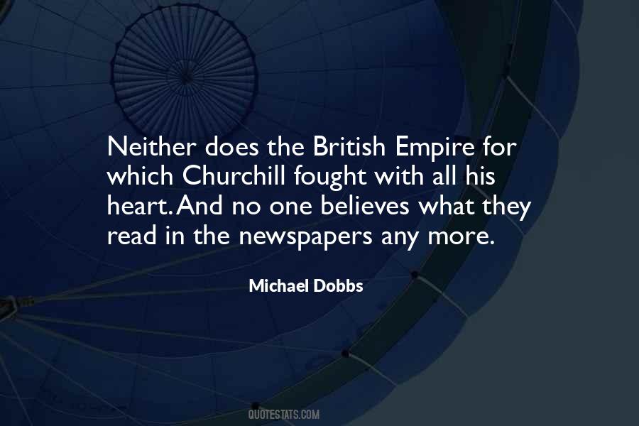 Michael Dobbs Quotes #1119664