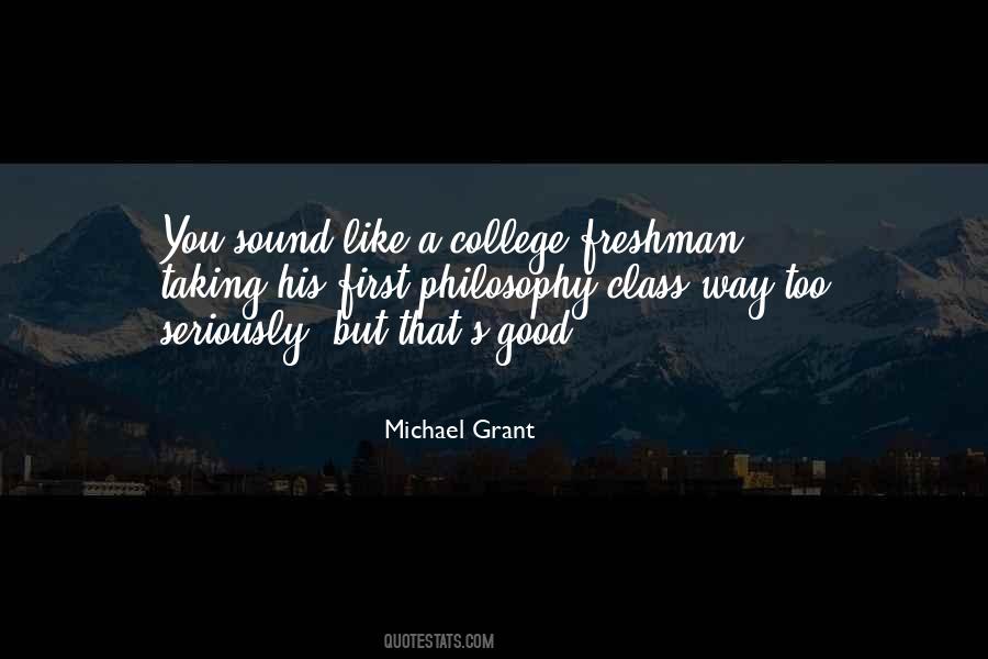 Michael Grant Quotes #564322