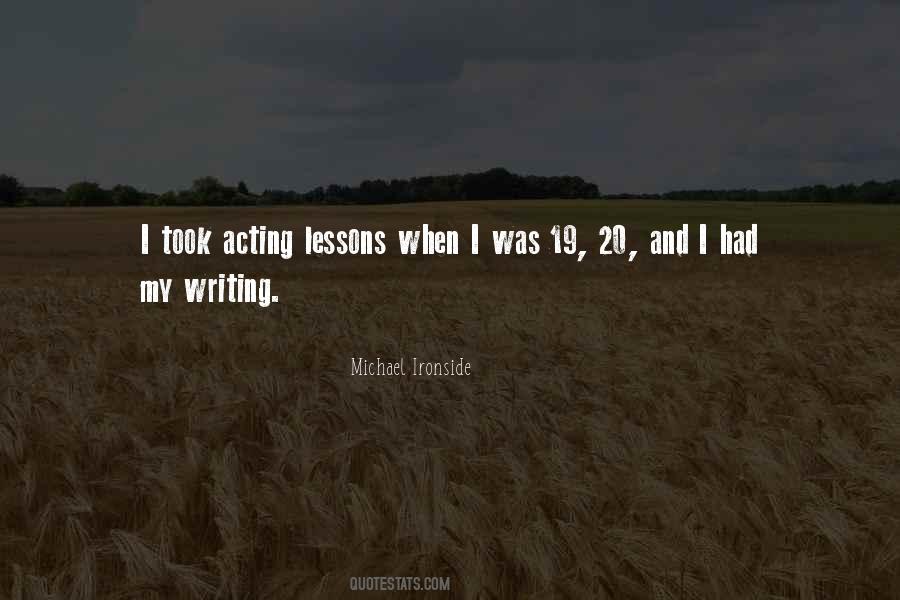 Michael Ironside Quotes #163845
