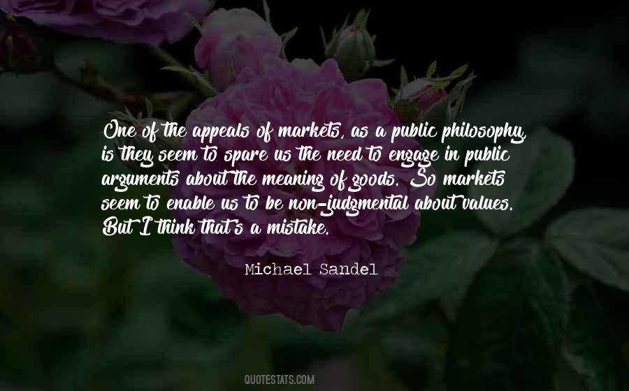 Michael J Sandel Quotes #378003