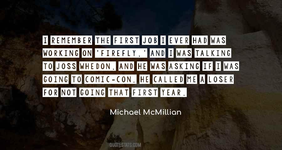 Michael Mcmillian Quotes #1082162