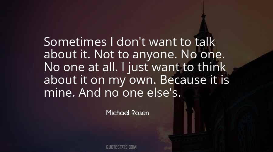 Michael Rosen Quotes #164360