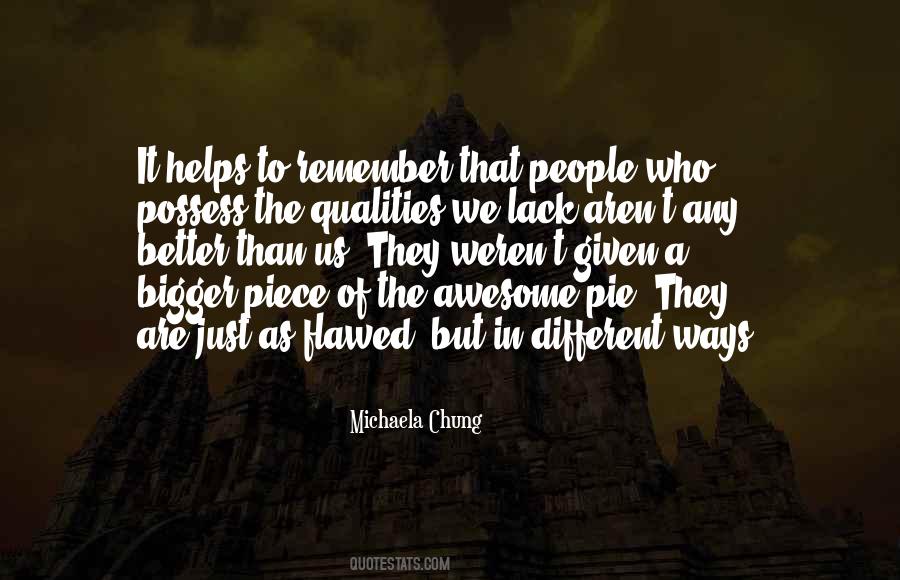 Michaela Chung Quotes #1789261