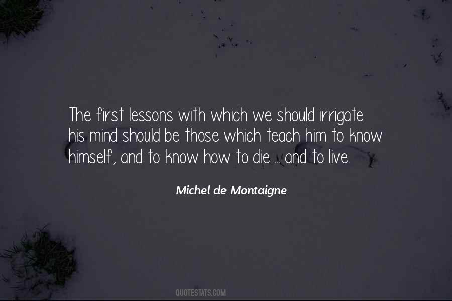 Michel De Montaigne Quotes #32402