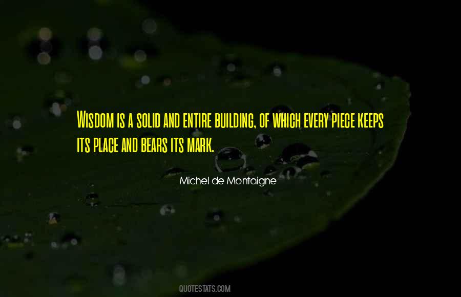Michel De Montaigne Quotes #77951