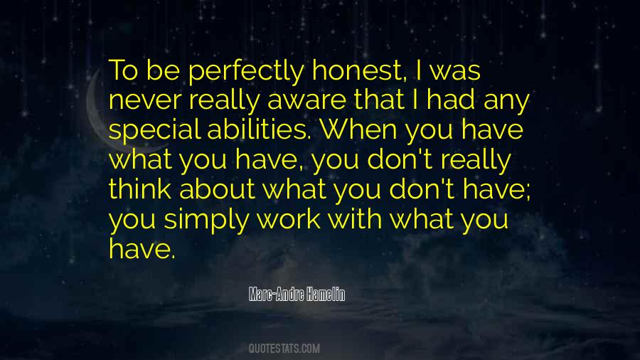 Quotes About Special Abilities #587712