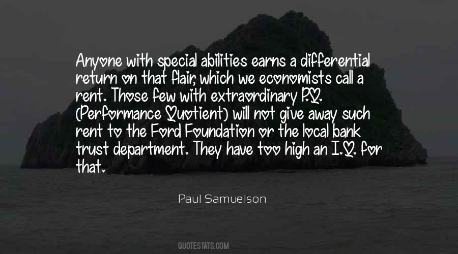 Quotes About Special Abilities #734417