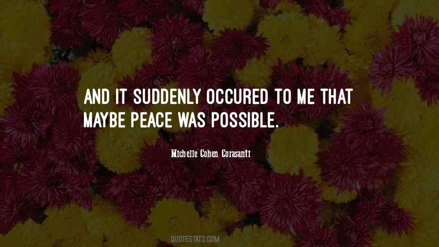 Michelle Cohen Corasanti Quotes #293322
