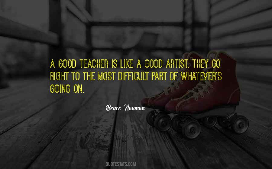 Quotes About A Good Artist #151463