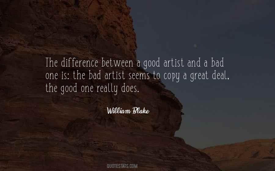 Quotes About A Good Artist #1802706