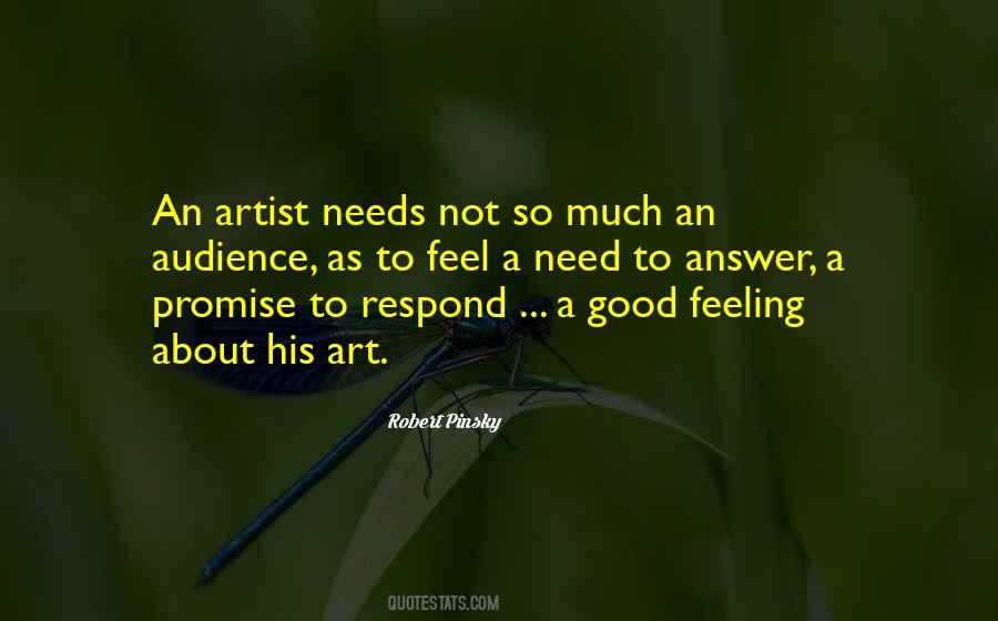 Quotes About A Good Artist #580409