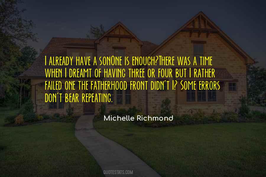 Michelle Richmond Quotes #917284