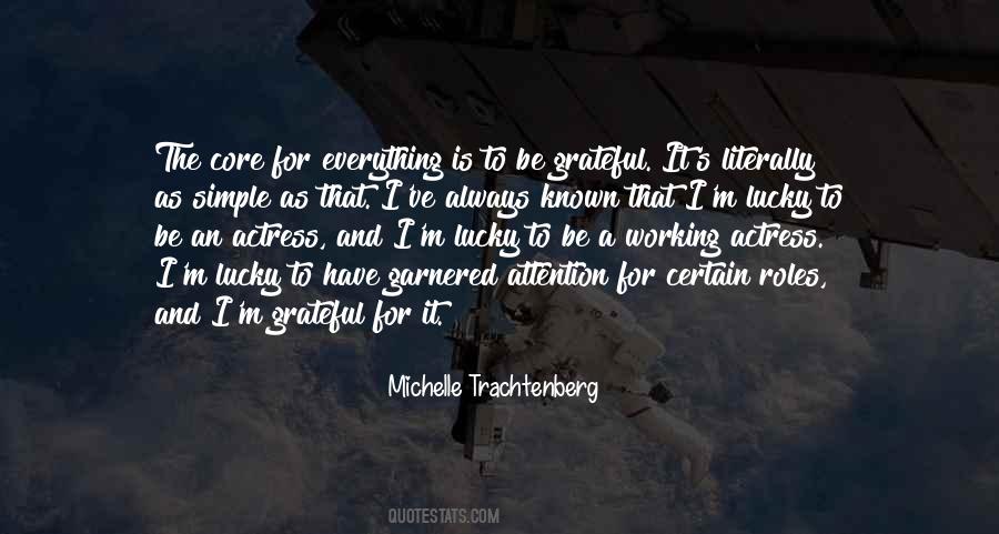 Michelle Trachtenberg Quotes #848724