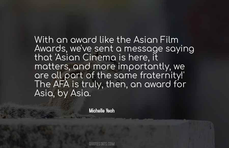 Michelle Yeoh Quotes #1110300