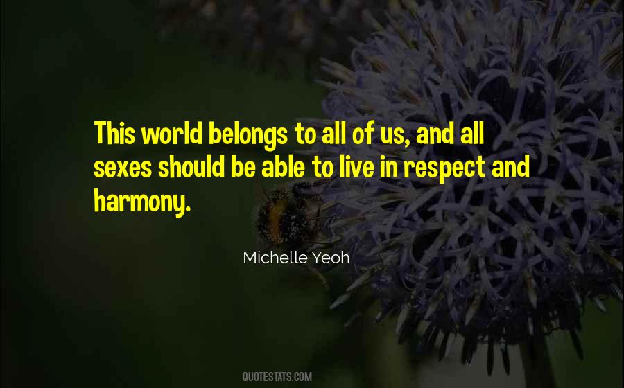 Michelle Yeoh Quotes #537219