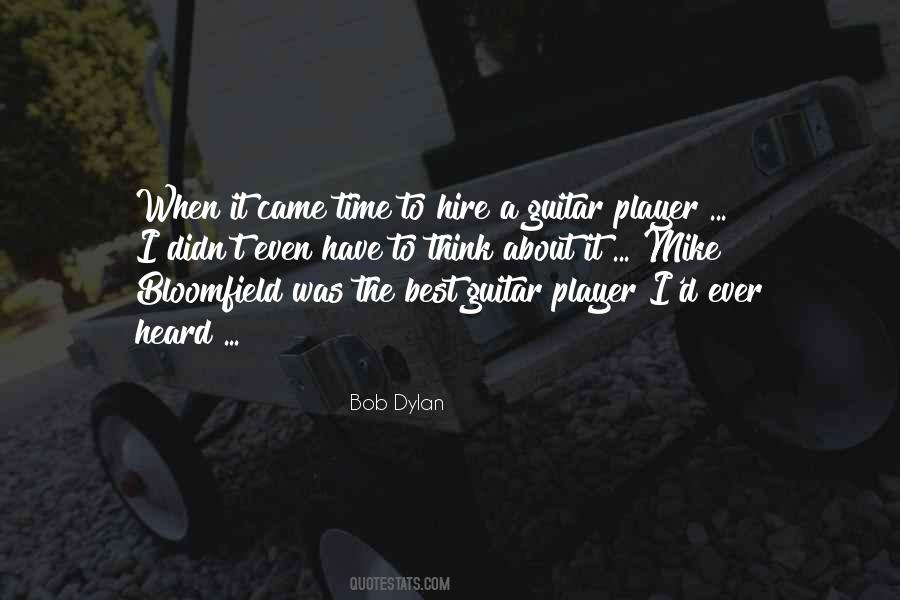 Mike Bloomfield Quotes #61070