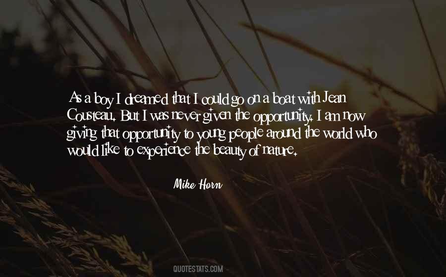 Mike Horn Quotes #270340