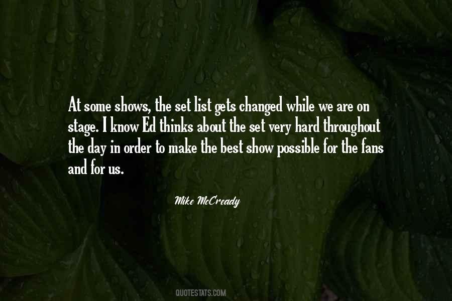 Mike Mccready Quotes #1298962